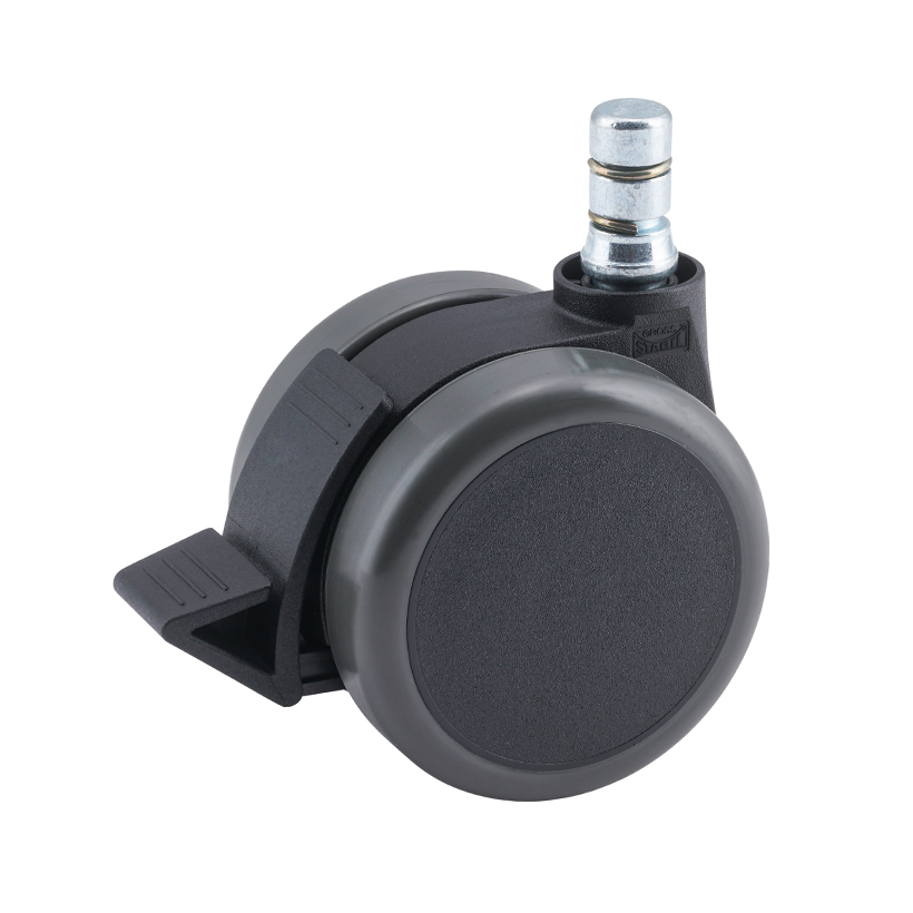 Feststellbare Bürostuhl Rollen Set für Hartböden 