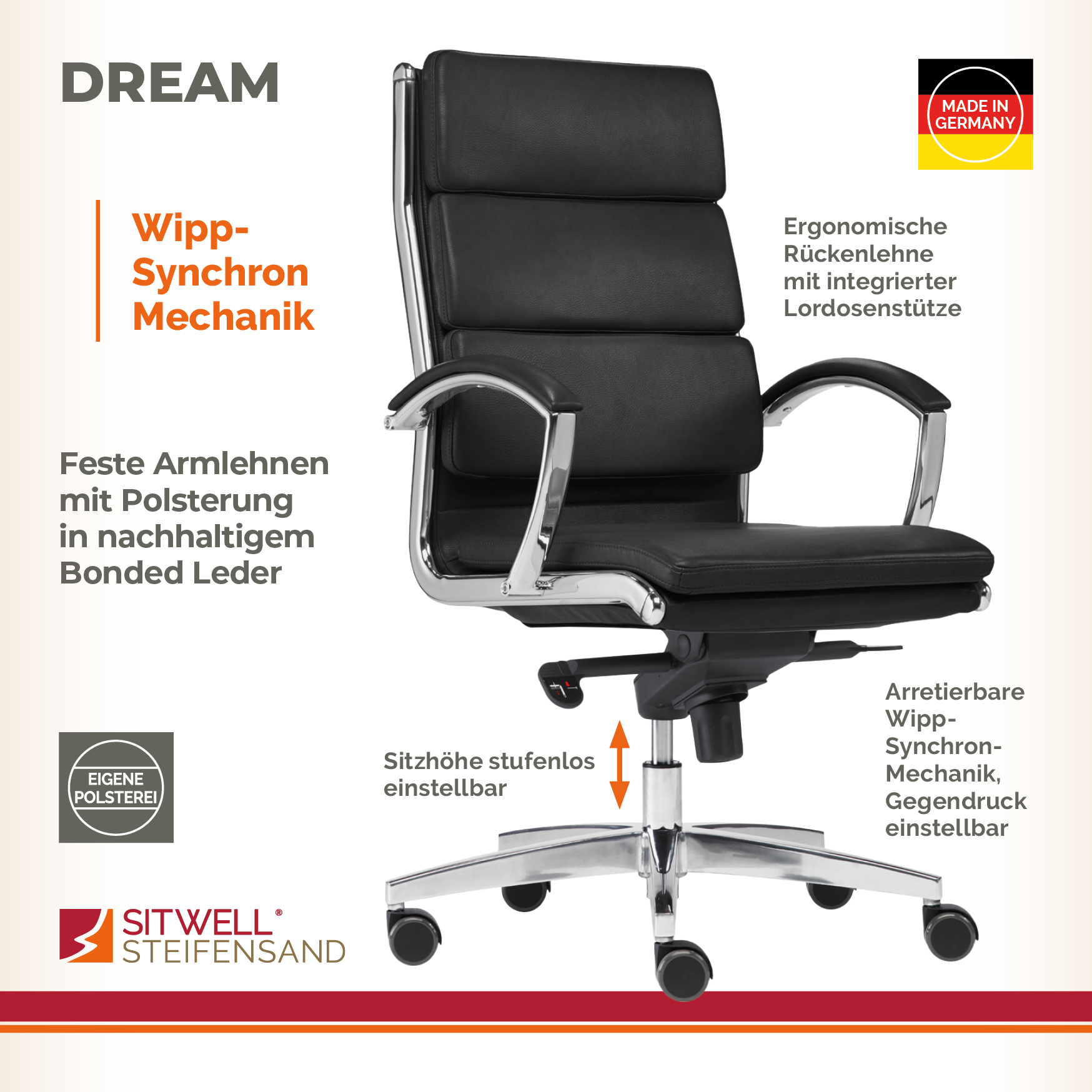 Dream - Designer Bürostuhl
