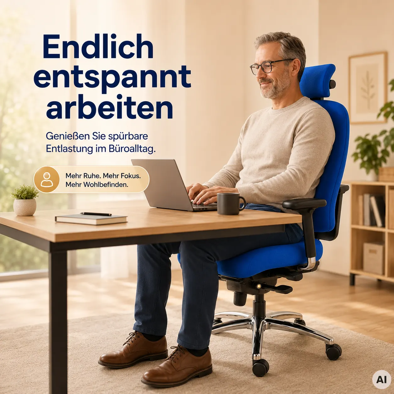 Office - Bürostuhl bei Prostataerkrankung